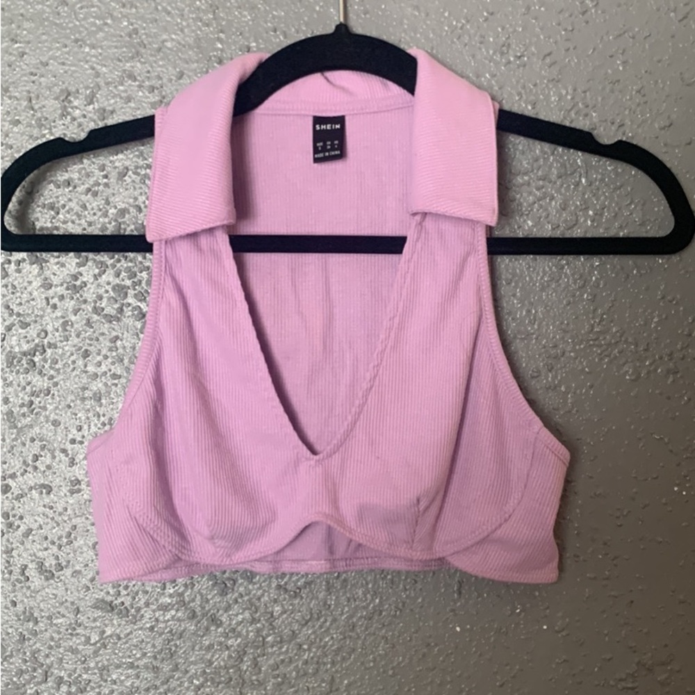 Women’s Shein Purple Crop Top